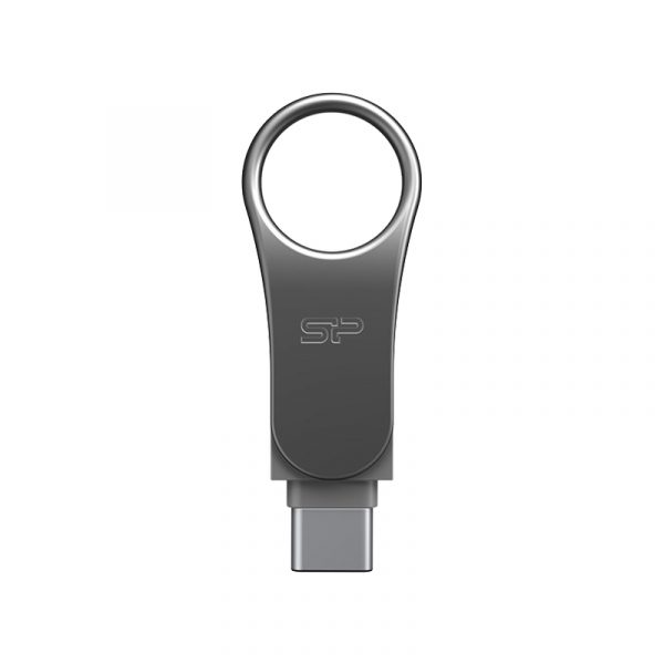 فلش مموری USB 3.0 و Type-C سیلیکون پاور مدل Mobile C80 ظرفیت 32 گیگابایت