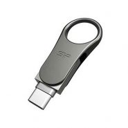 فلش مموری USB 3.0 و Type-C سیلیکون پاور مدل Mobile C80 ظرفیت 32 گیگابایت