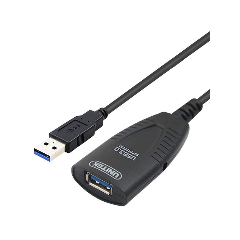 کابل افزایش و تقویت کننده USB 3.0 یونیتک مدل Y-3015 به طول 5 متر