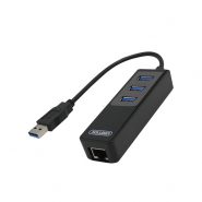 هاب USB 3.0 سه پورت همراه پورت شبکه یونیتک مدل Y-3045C