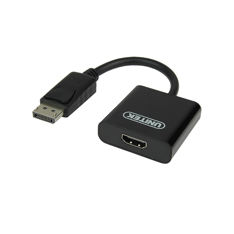مبدل تصویر DisplayPort به HDMI کیفیت 1080p برند یونیتک مدل Y-5118DA