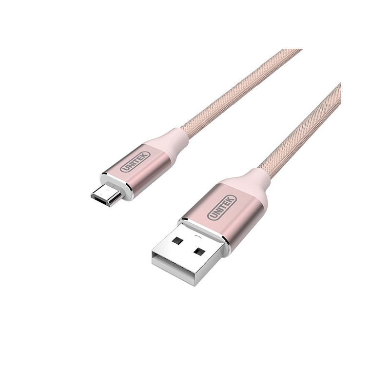 کابل میکرو USB برند یونیتک مدل Y-C4026ARG به طول 1 متر