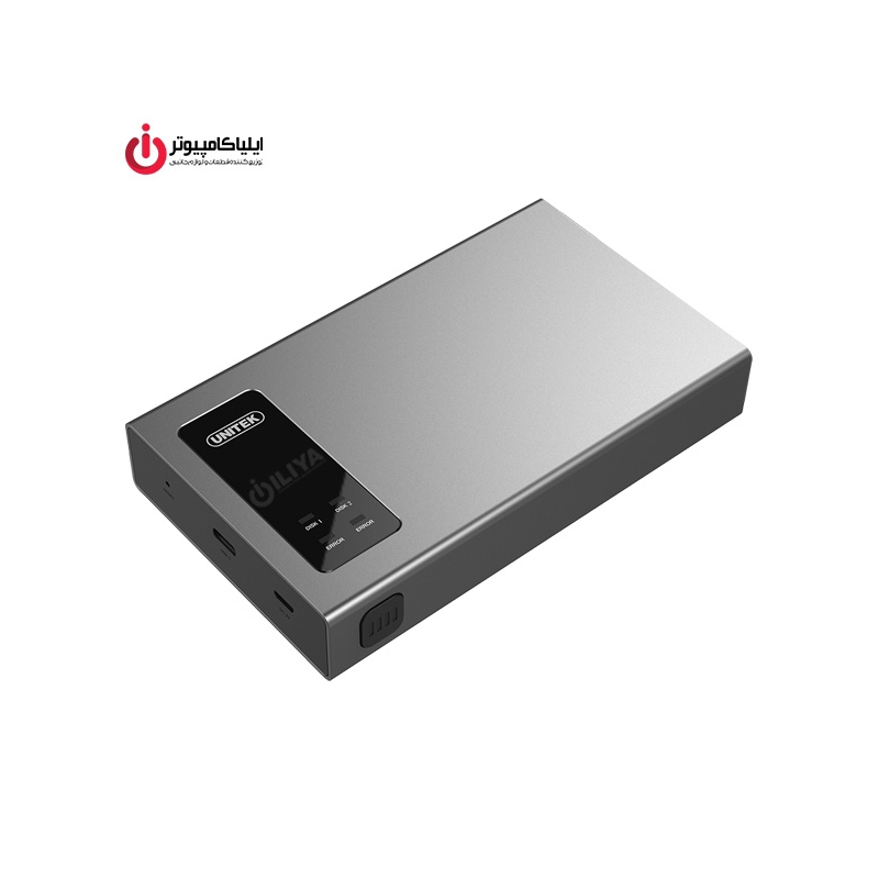 قاب اکسترنال هارد دیسک 2.5 اینچی دوبل USB 3.1 یونیتک مدل Y-3371