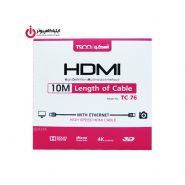 کابل HDMI v1.4 تسکو مدل TC 76 به طول 10 متر