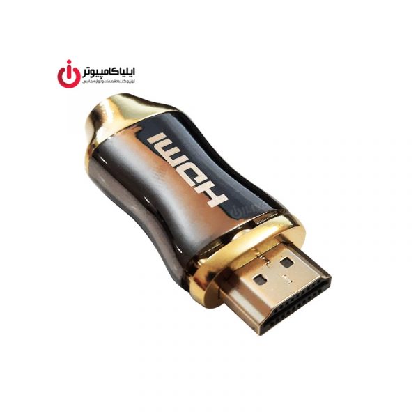 تبدیل کانکتور تعمیری HDMI نر با کاور فلزی