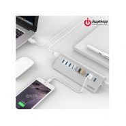هاب آلومینیومی USB3.0 ده پورت اوریکو مدل M3H10-V1-EU
