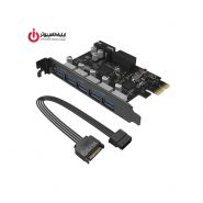 هاب USB3.0 پنج پورت PCI برند اوریکو مدل PVU3-502I