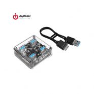 هاب USB3.0 چهار پورت اوریکو مدل MH4U-U3-03-CR-PRO