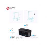 داک هارد دیسک 2.5 و 3.5 اینچ USB 3.0 اوریکو مدل 6218US3-PRO-EU-BK