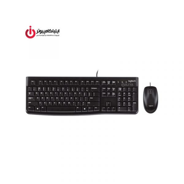 کیبورد و ماوس سیم‌دار لاجیتک مدل LOGITECH MK120