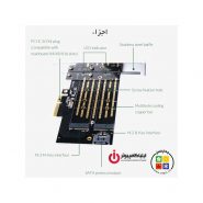 کارت PCI-E افزایش M.2 NVME اوریکو مدل PDM2