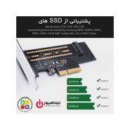 کارت PCI-E افزایش M.2 NVME اوریکو مدل PSM2