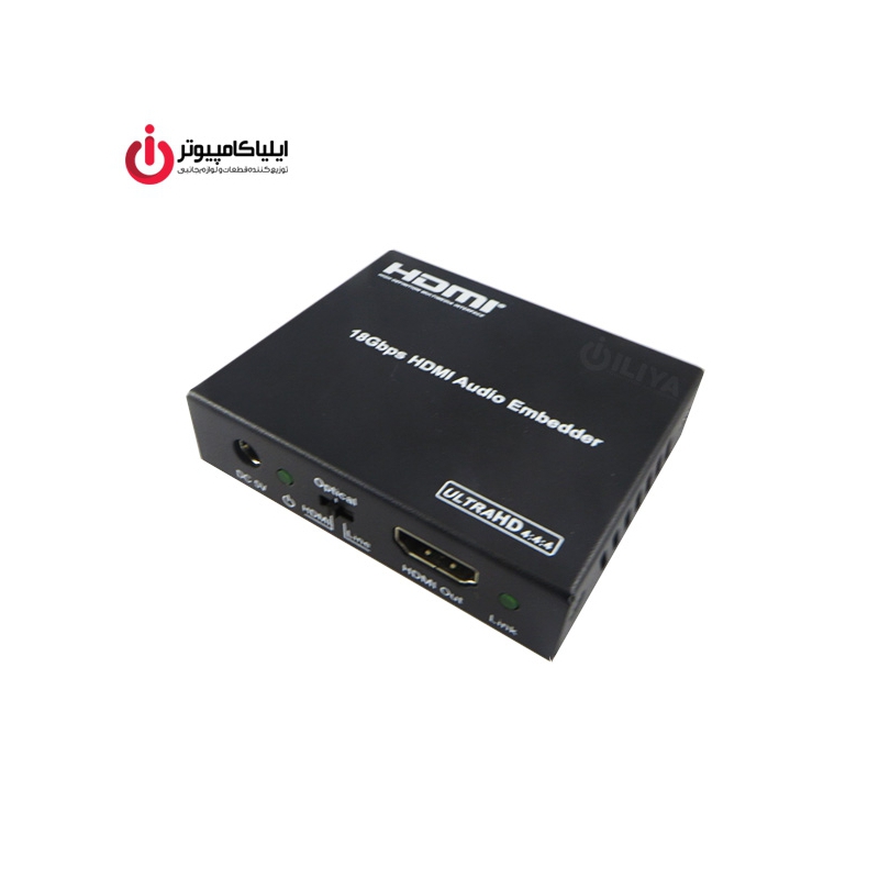 مبدل ادغام کننده صدا و تصویر HDMI کیفیت 4K برند فرانت مدل FN-A210