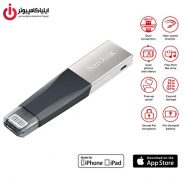 فلش مموری OTG USB3.0 Lightning سن دیسک مدل SDIX40N ظرفیت 32 گیگابایت