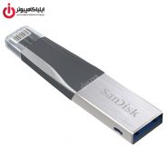 فلش مموری OTG USB3.0 Lightning سن دیسک مدل SDIX40N ظرفیت 64 گیگابایت