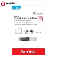 فلش مموری OTG USB3.0 Lightning سن دیسک مدل SDIX40N ظرفیت 64 گیگابایت