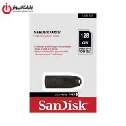 فلش مموری USB3.0 سن دیسک مدل SDCZ48 ظرفیت 128 گیگابایت