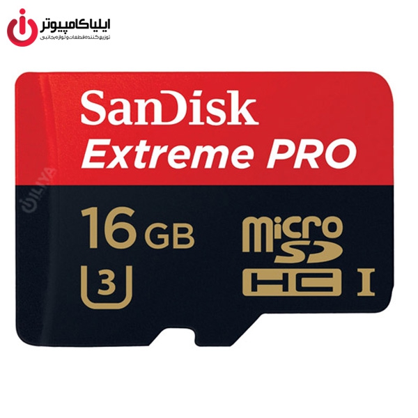 مموری کارت Micro SD کلاس U3 10 برند سن دیسک مدل Extreme PRO ظرفیت 16 گیگابایت
