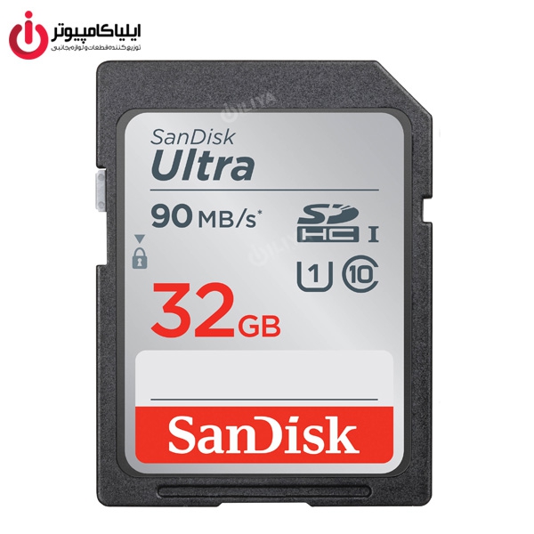 مموری کارت SD کلاس U1 10 برند سن دیسک مدل Ultra SDSDUNR ظرفیت 32 گیگابایت