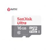 مموری کارت Micro SD کلاس U1 10 برند سن دیسک مدل Ultra SDSQUNS-GN3MA ظرفیت 16 گیگابایت