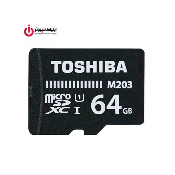 مموری کارت Micro SD کلاس U1 10 توشیبا مدل M203K0640EA ظرفیت 64 گیگ