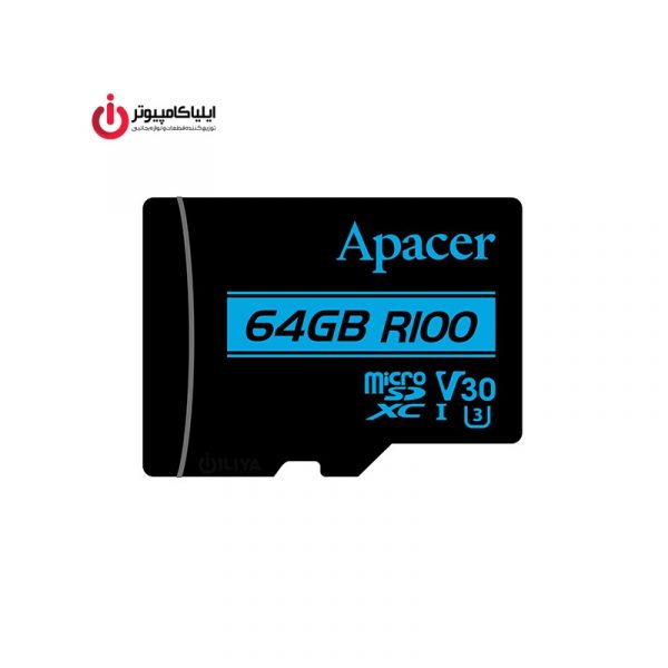 کارت حافظه‌ میکرو اس دی اپیسر کلاس 10 استاندارد U3 ظرفیت 64 گیگابایت