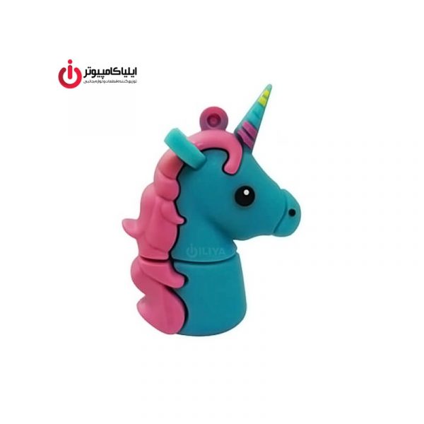 فلش مموری عروسکی کینگ فست مدل HO-10 طرح UNICORN ظرفیت 32 گیگابایت