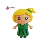 فلش مموری عروسکی کینگ فست مدل GI-12 طرح Little Girl ظرفیت 32 گیگابایت