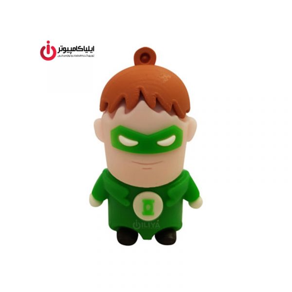 فلش مموری فانتزی کینگ فست مدل SU-11 طرح Green Lantern ظرفیت 32 گیگابایت