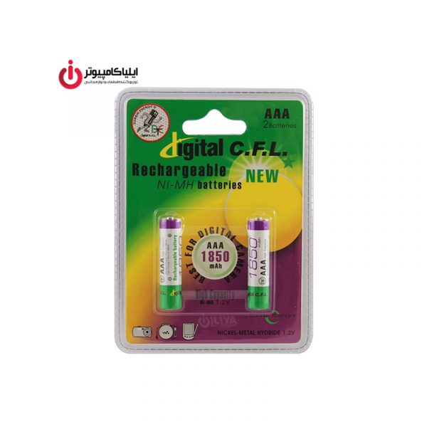 باتری نیمه قلمی Alkalain برند Digital C.F.L با ظرفیت 1850mAh