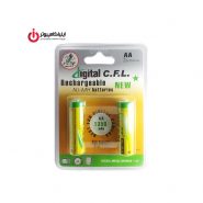 باتری قلمی Alkalain برند Digital C.F.L بسته 2 عددی با ظرفیت 1350mAh