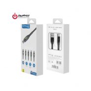 کابل دیتا و شارژ USB Type-C کانفلون مدل S93 به طول 1 متر