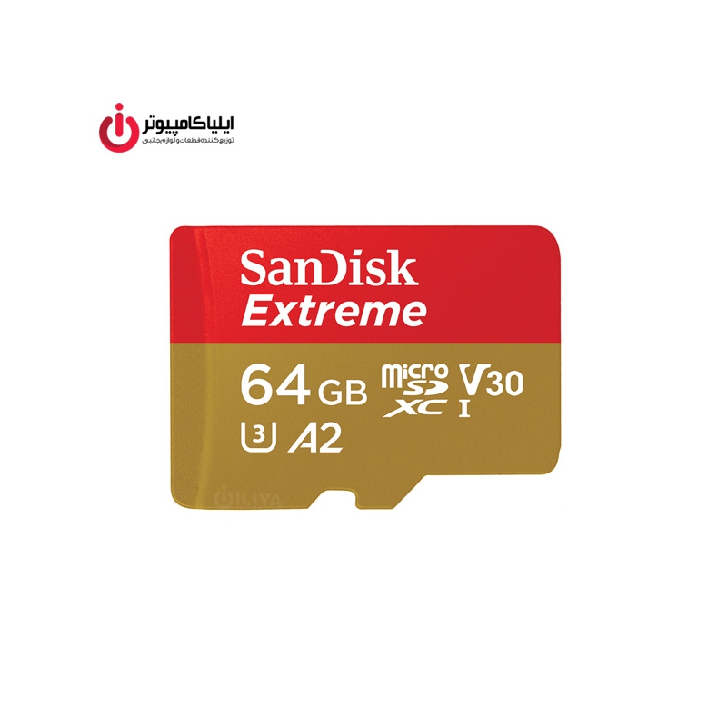 مموری کارت Micro SD کلاس U3 10 سن دیسک Xtreme SDSQXA2-064-GN6GN ظرفیت 64 گیگابایت