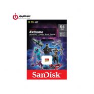 مموری کارت Micro SD کلاس U3 10 سن دیسک Xtreme SDSQXA2-064-GN6GN ظرفیت 64 گیگابایت