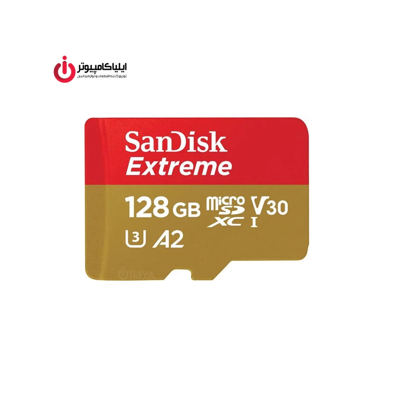 مموری کارت Micro SD کلاس U3 10 سن دیسک Xtreme SDSQXA1-128G-GN6MN ظرفیت 128 گیگابایت