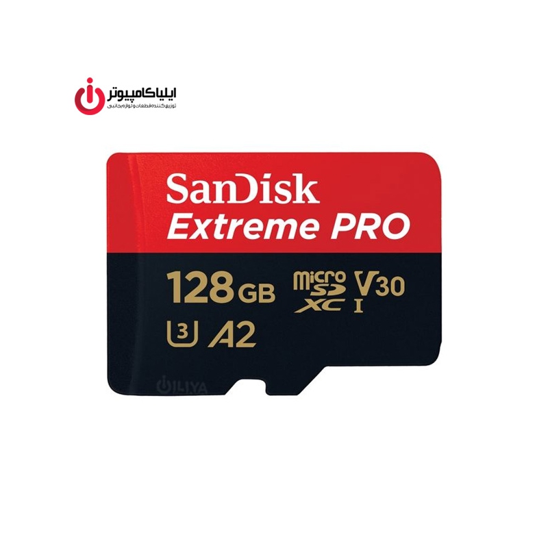 مموری کارت Micro SD کلاس U3 10 سن دیسک Xtreme PRO SDSQXCY-128G-GN6MA ظرفیت 128 گیگابایت