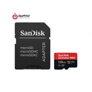 مموری کارت Micro SD کلاس U3 10 سن دیسک Xtreme PRO SDSQXCY-128G-GN6MA ظرفیت 128 گیگابایت