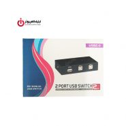 سوئیچ پرینتر دو پورت USB2.0 برند دی نت مدل 1A2B