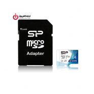 کارت حافظه‌ Micro SD سیلیکون پاور Superior کلاس 10 استانداردU3 ظرفیت 64 گیگابایت