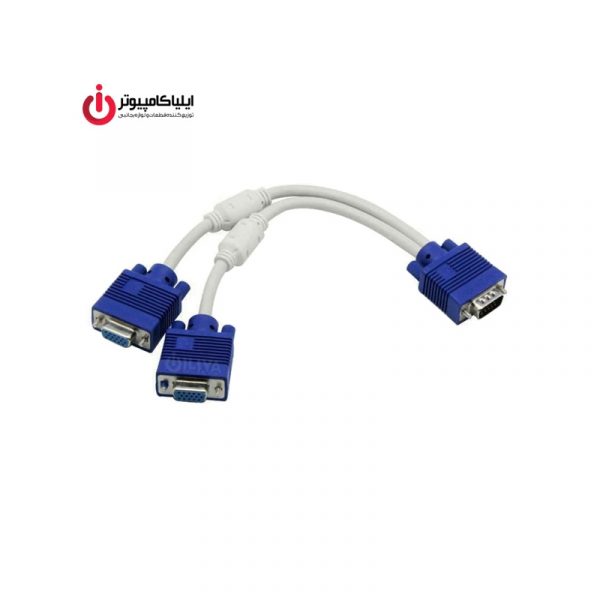 کابل مبدل پورت VGA نر به دو پورت VGA ماده برند ونتولینک