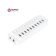 هاب USB3.0 ده پورت اوریکو مدل CT2U3-10AB