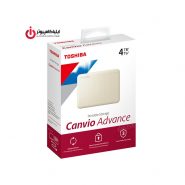 هارد دیسک اکسترنال USB3.2 توشیبا مدل Canvio Advance DTCA40 ظرفیت 4 ترابایت