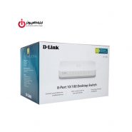 سوئیچ شبکه 8 پورت دی لینک مدل DGS-1008A