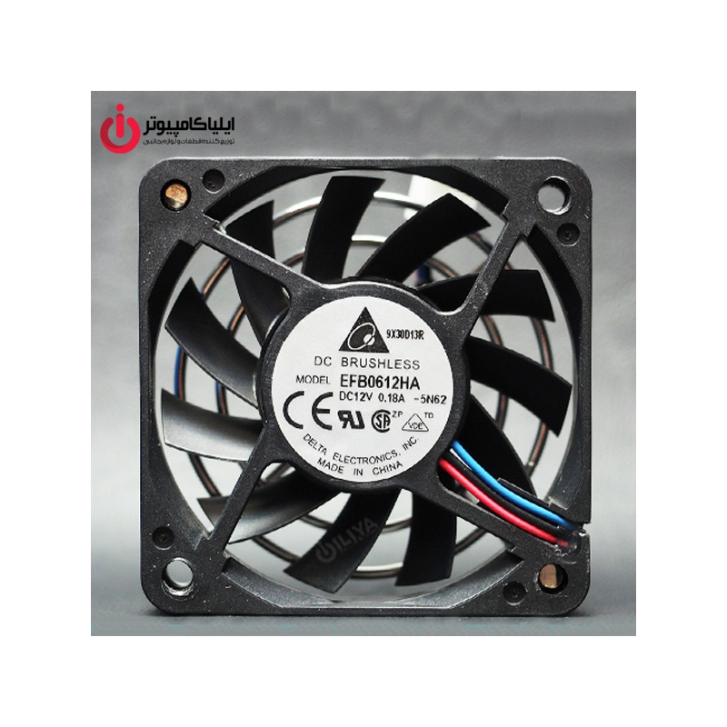 فن خنک کننده 6*6 بلبرینگی مدل DELTA Brushless EF0612HA