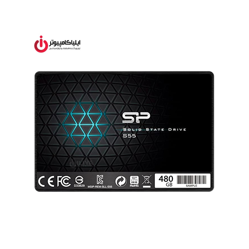 حافظه SSD سیلیکون پاور مدل Slim S55 ظرفیت 480 گیگابایت