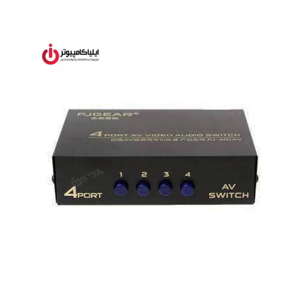 سوئیچ اف جی گیر دستی چهار پورت VGA برند اف جی گیِر مدل401av