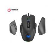 ماوس با سیم اپتیکال برند aoc برند آئولا مدل H510 fire gaming