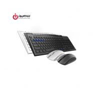کیبورد و ماوس وایرلس و بلوتوث رپو مدل 8200M