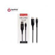 کابل دیتا و شارژ USB Type-C تسکو مدل C188 به طول 1 متر