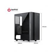کیس کامپیوتر اوریکو مدل A12-205 درب شیشه ای
